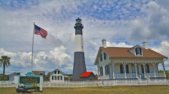 Tybee Lighthouse is one of just a handful of 18th-century lighthouses still existing in North America.