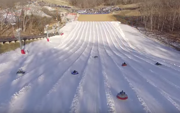 Take A Ride On This Amazing Winter Slide In Missouri