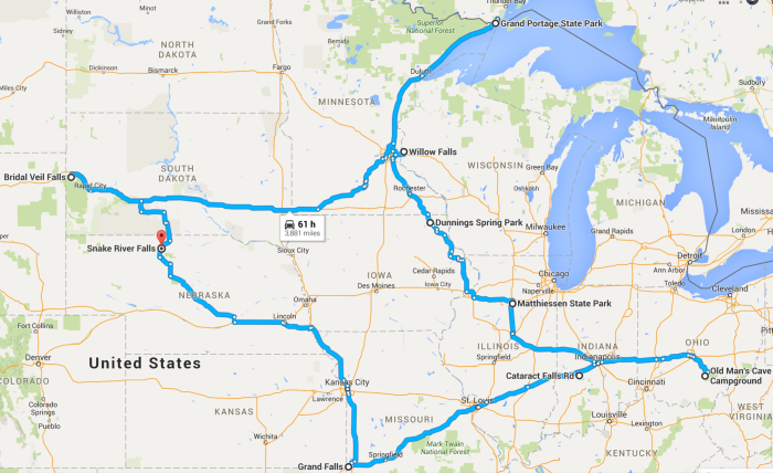 midwest road trip stops