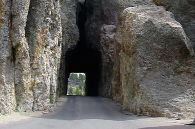 Needles Eye Tunnel in Custer State Park South Dakota