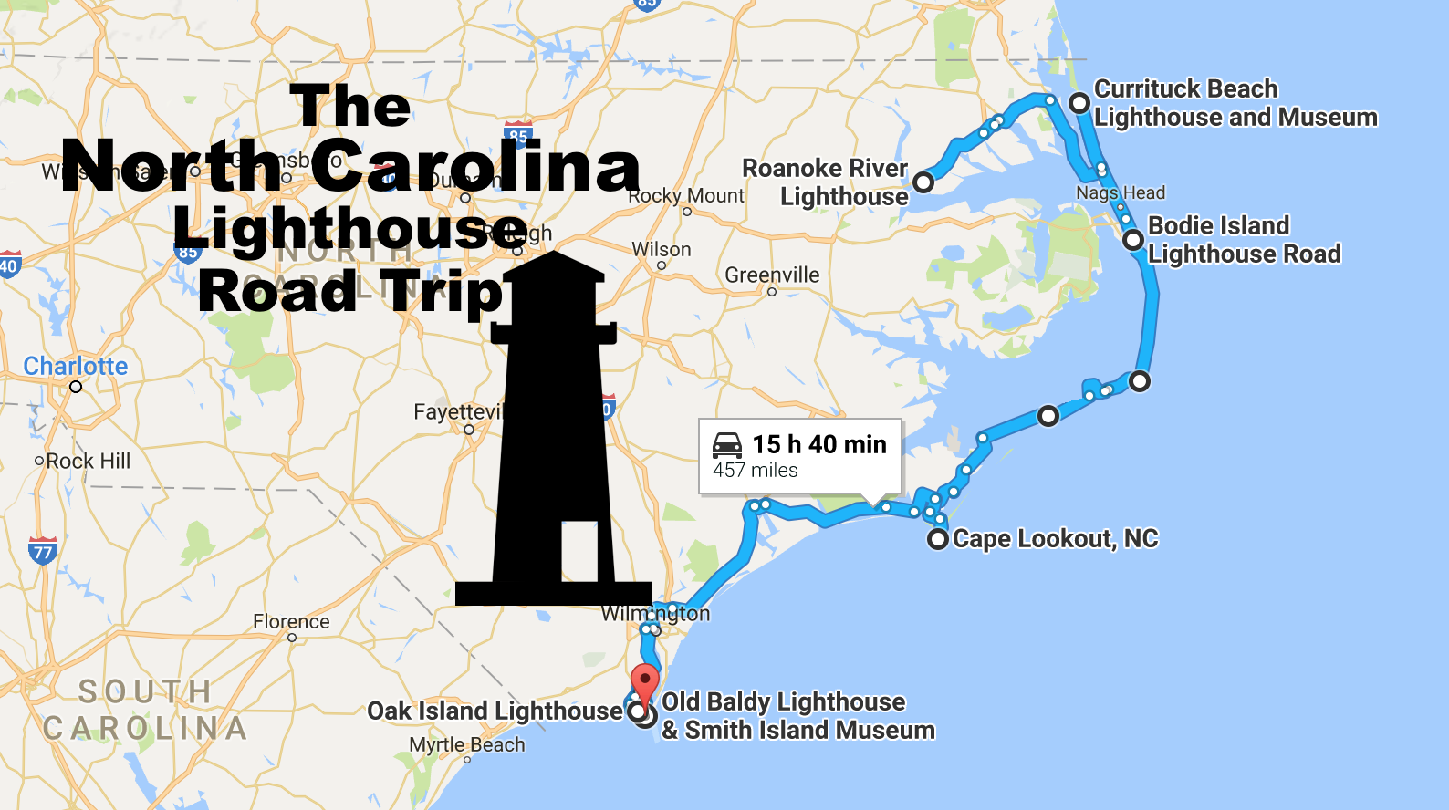 This Lighthouse Road Trip In North Carolina Is A Must Do